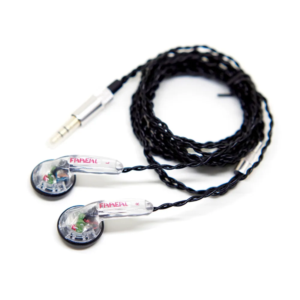 

FAAEAL 64ohm 3.5mm In Ear HiFi Earbuds In Ear Earphone Alloy Tune Earbuds DIY Earphone DJ Sweet Earburd
