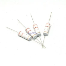 10 шт./лот 5 Вт 5% 1R~ 1 м 2.2R 10R 22R 47R 51R 100R 150R 470R 1K 4,7 K 10K 47K 1 2,2 10 22 47 51 100 150 470 Ом