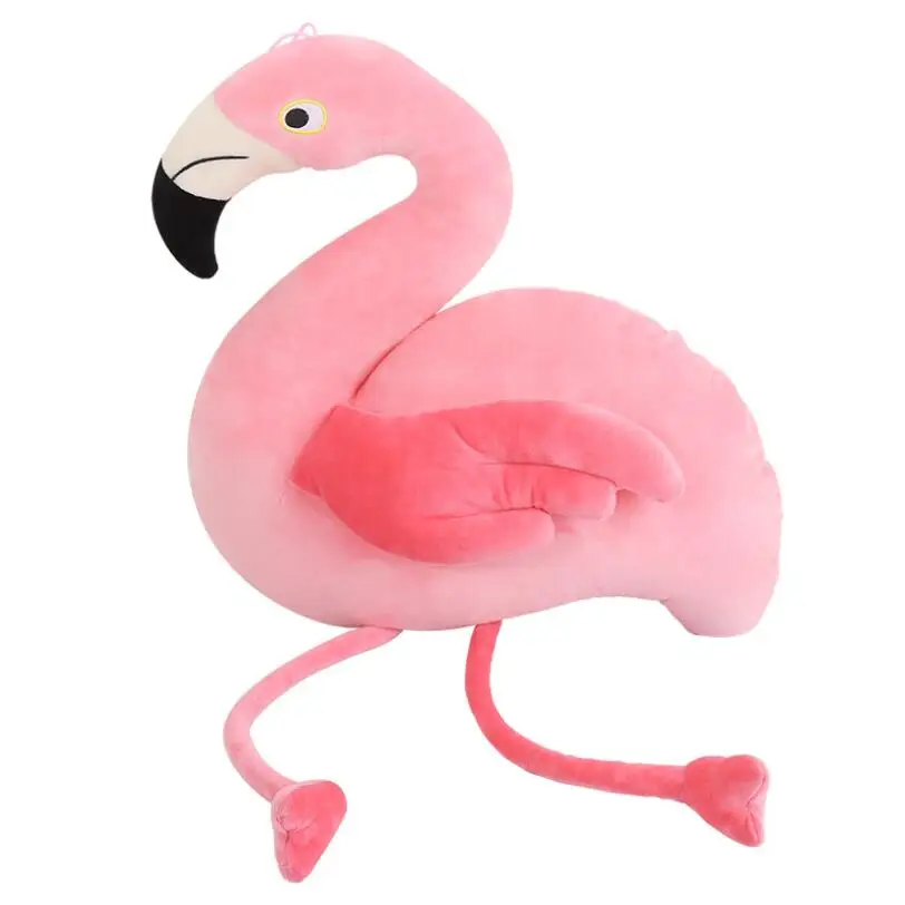 

40cm 80CM 105CM Chinese cheap plush rose pink flamingo stuffed cartoon animal cute doll toys for home decor baby gifts for kids