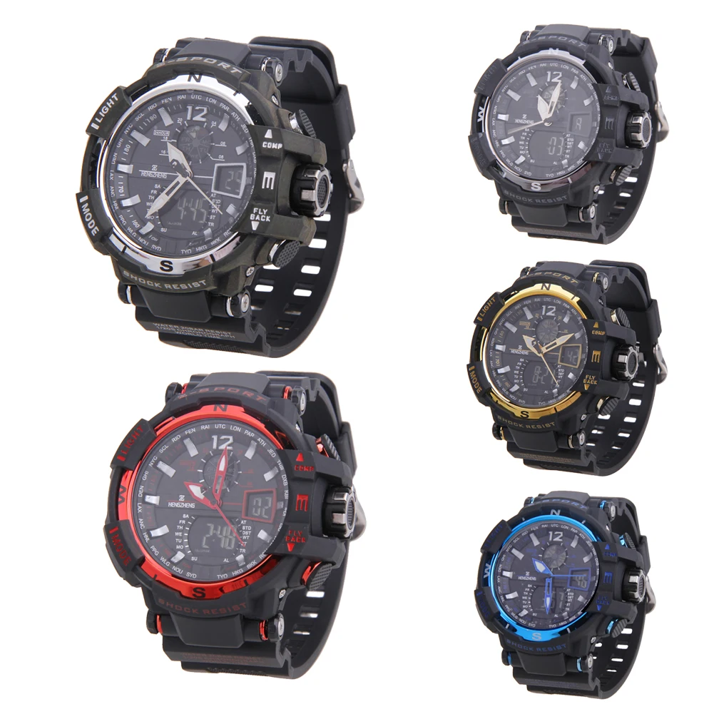 

2019 OHSEN Military Watch Men Waterproof Sport Watch For Mens Watches Top Brand Luxury Clock Camping Men Watch relogio masculino
