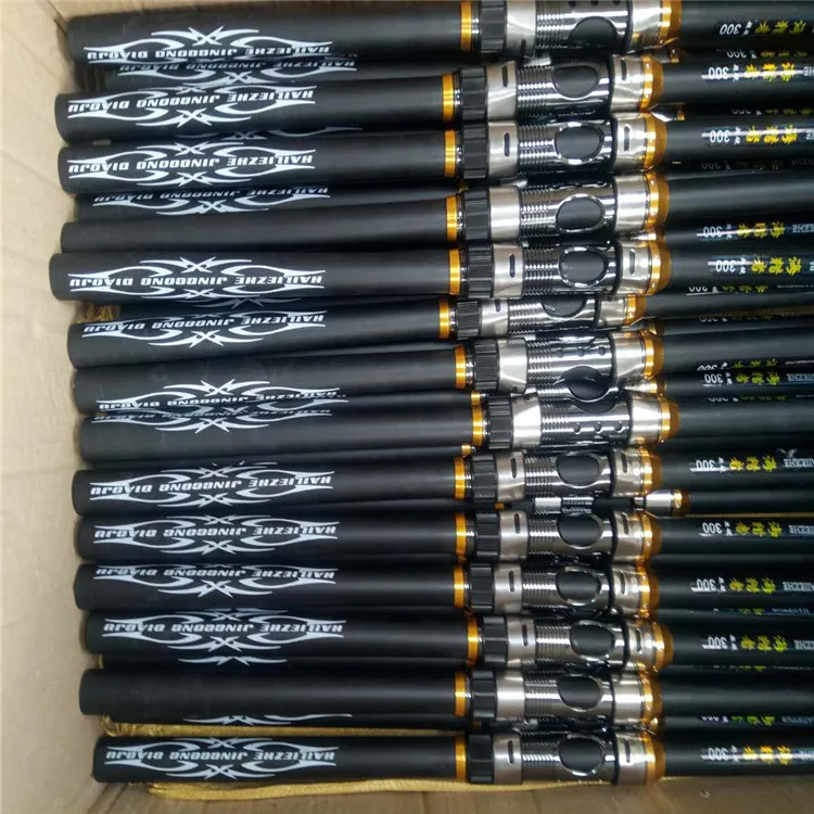 Fibra de Vidro Vara de Pesca Haste de Giro Telescópica 3.0 3.6 Frp Ultra Leve Pólo Mão 2.1 m 2.4 2.7 17 2.1 m 2.4 m 2.7 m 3.0
