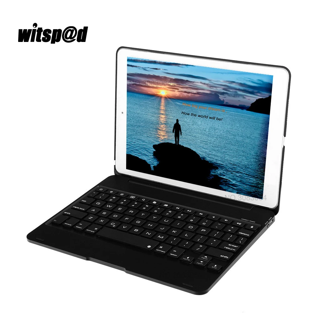

USB Backlit Bluetooth 3.0 Wireless Keyboard For iPad Pro 9.7 inch Tablet PC with Standby time 60 Day for iPad Air 2 Tablets