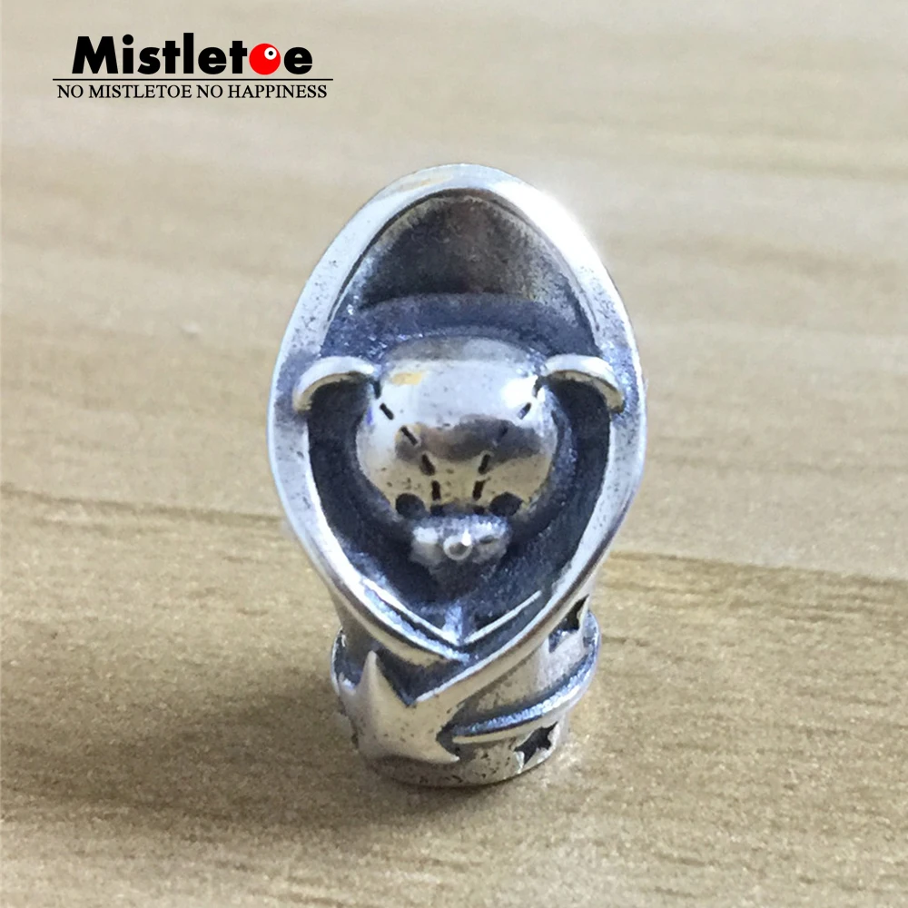 

Mistletoe Genuine 925 Sterling Silver Infancy Baby Bear Charm Bead Fit DGA Troll And Pan Bracelet Jewelry