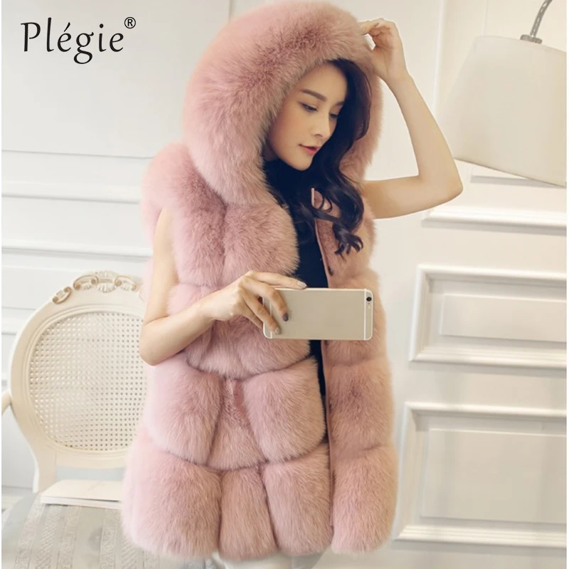 À Gray Manteau 2018 Vest pink Vest Vest Gilet Light Avec Capuche De Veste Outwear Hiver Haute Qualité Plegie red Vest Fourrure Poches Femmes Fur Carré Fausse dark qU0EES