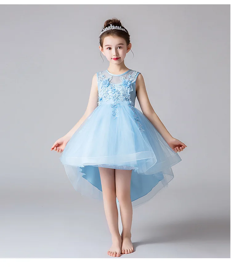trailing princess dress Girls_07