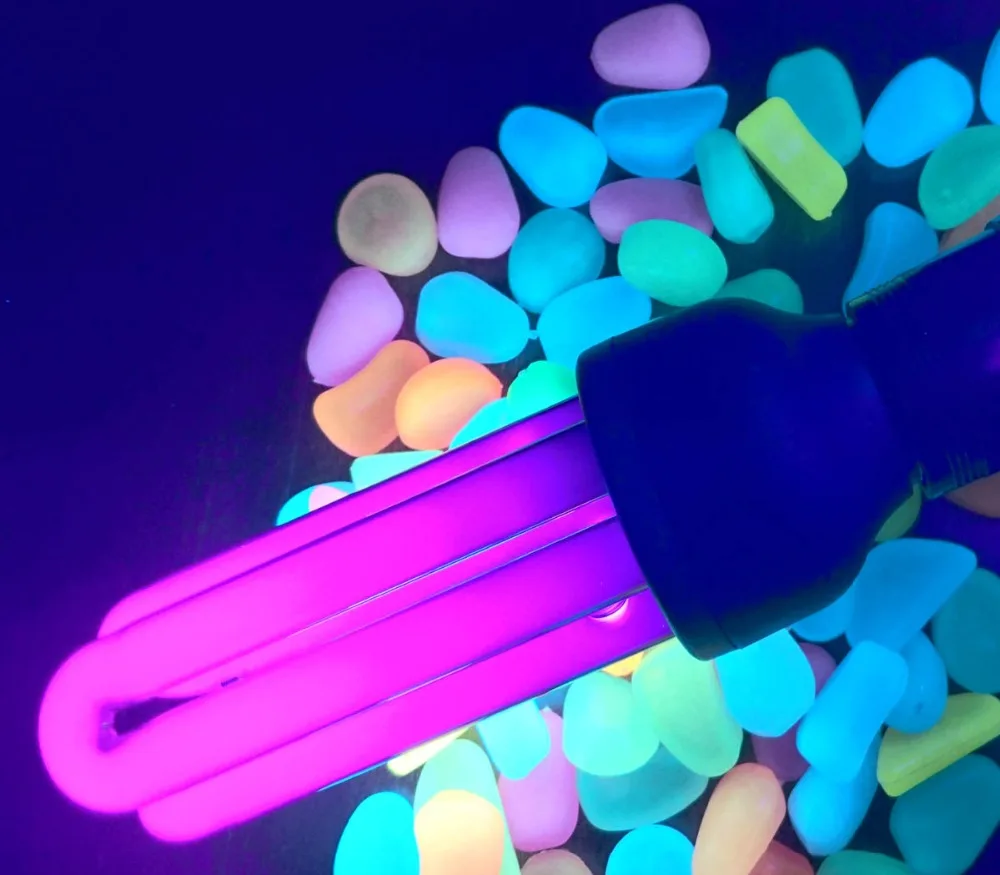 Energy Saving Compact Fluorescent Black Light Blue Light Blub, UVA