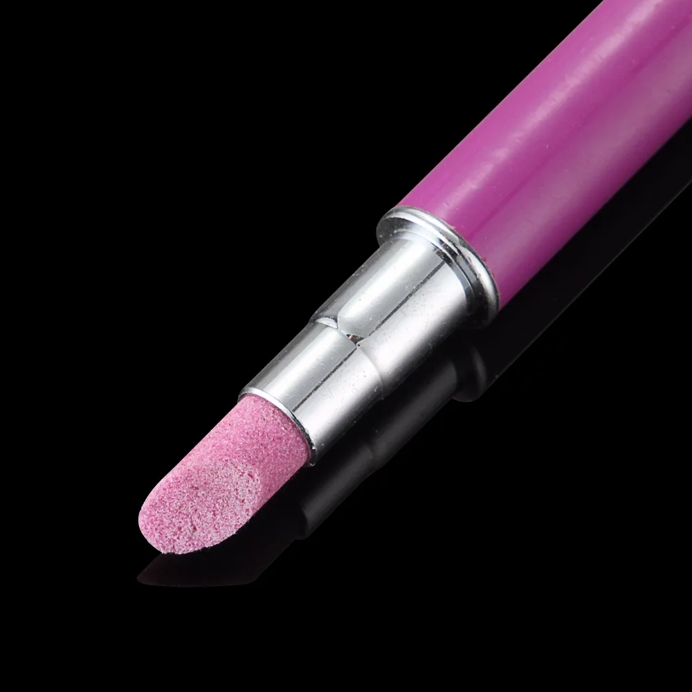 

10Pcs Quartz Grinding Rods Exfoliating Dead Skin Repair Pen To Push Nail Polished Pen Grinding Pen Nail Art Tool Cuticle Pushers
