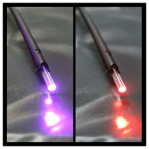 End Emitting 2mm PMMA Fiber Optic Lighting Cable with PVC Jacketed Swimming or Outerdoor Waterproof Solution 2M/lot