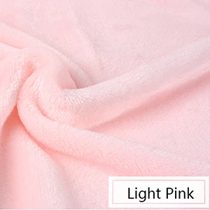Chainho, коралловый флис, супер мягкая короткая плюшевая ткань, ткань ручной работы для поделок и шитья пальчиковые игрушки, посуда для сна, одеяло материал - Цвет: Pink 50x160cm