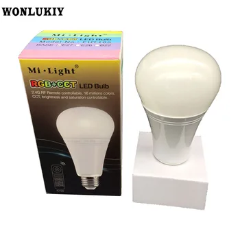 

Mi.Light 12W E27 Led RGBCCT (RGB+Warm White+White ) Bulb 2.4G 8 Zone RF Remote Controller iBox With IOS/Android System Control