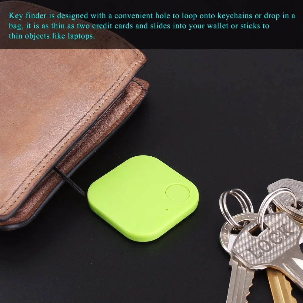 Беспроводной Bluetooth трекер локатор для кошелька анти-потерянный сигнал тревоги напоминание gps локатор