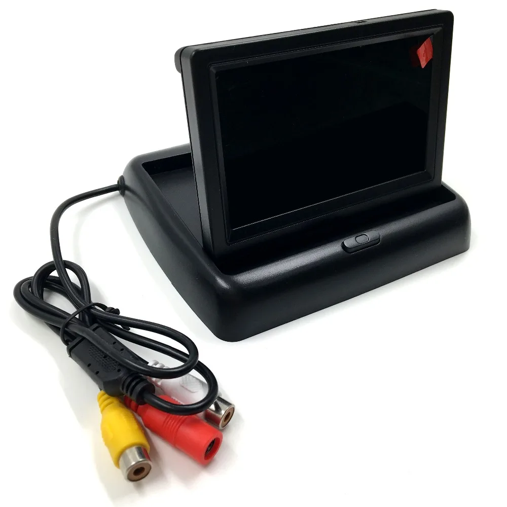 

4.3" Foldable TFT Color LCD Car Reverse Rearview Monitor 16:9 4.3 inch car Monitor for Camera DVD VCD camera DC 12V