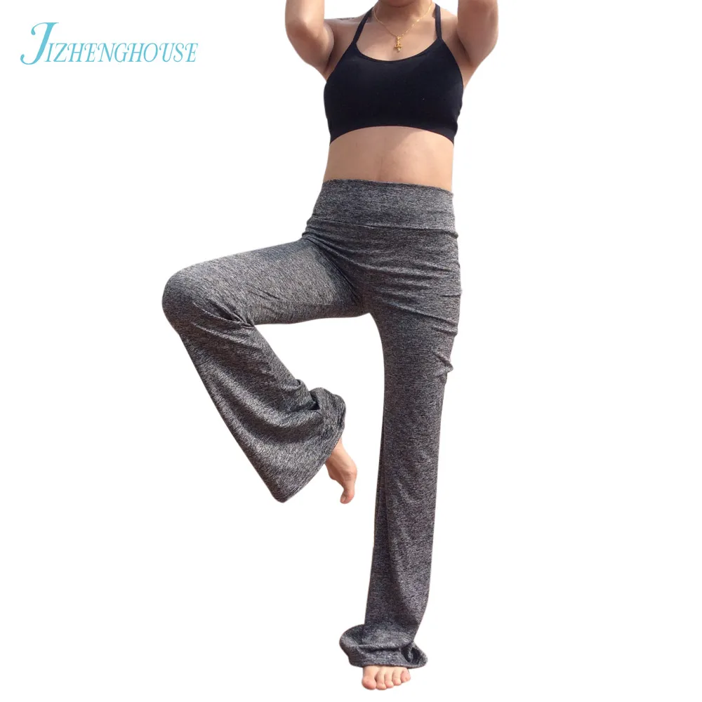 JIZHENGHOUSE Women Wide Leg Pants Capris Summer Leggings Pleated Cool