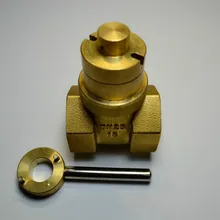 Латунный ключ замок ворота внутренняя резьба клапана газ масло Вода