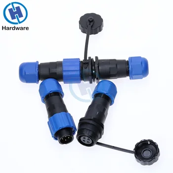 

1Pair IP68 SP13 2Pin/3Pin/4Pin/5Pin/6Pin/7Pin/9Pin Waterproof Air Plug Socket Panel Mount Wire Cable Connector Aviation Plug