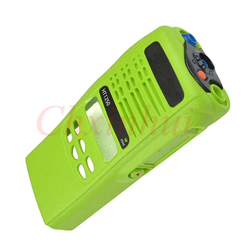 Green Complete Radio Service Parts Front Case Housing Cover Refurb Kit for Motorola Radio HT1250 Walkie Talkie