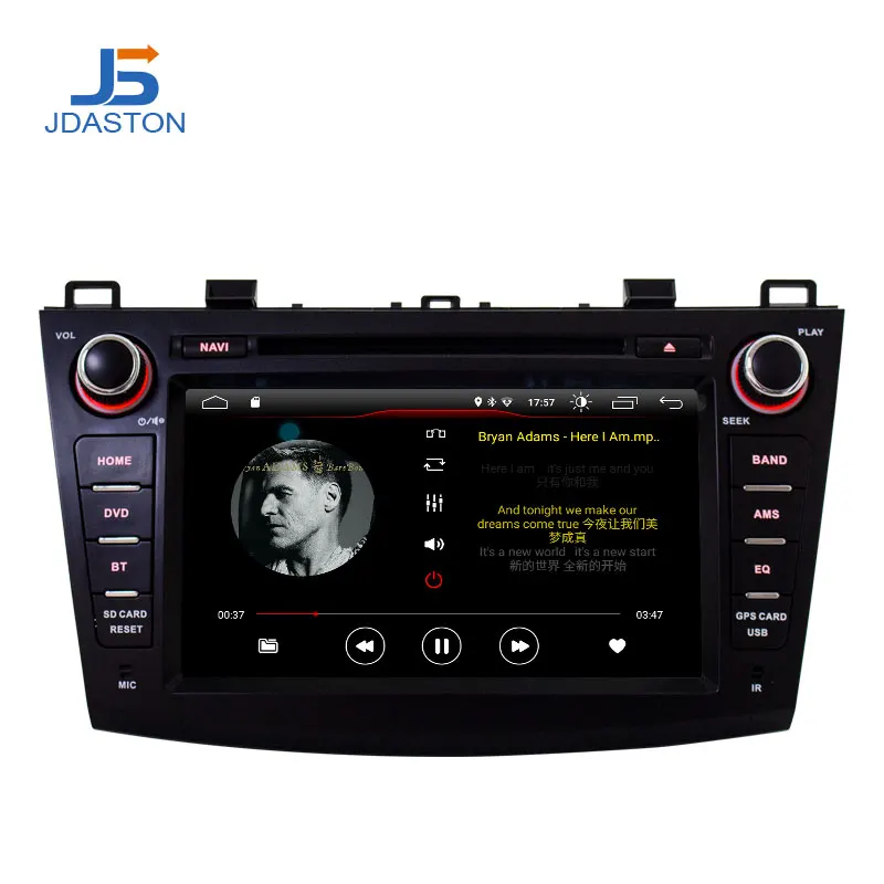 Perfect JDASTON Android 9.1 Car DVD Player For Mazda 3 Axela 2010 2011 Multimedia GPS Navigation 2 Din Car Radio Stereo Autoaudio IPS 1