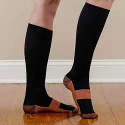Унисекс Анти-усталость Компрессионные носки для ног Анти-усталость мягкие обезболивающие Волшебные Носки поддержка Гольфы X1