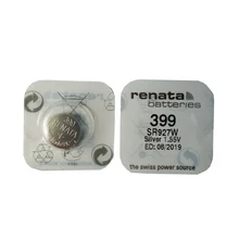 2 шт./лот RENATA Swiss 399 SR927W 1,55 V для часов серебряные батареи для часов