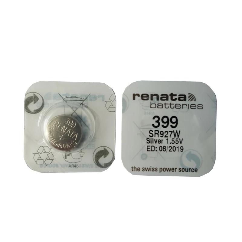 5x Renata 373 Uhren-Batterie Knopfzelle SR916SW 1,55V Silberoxid Neu