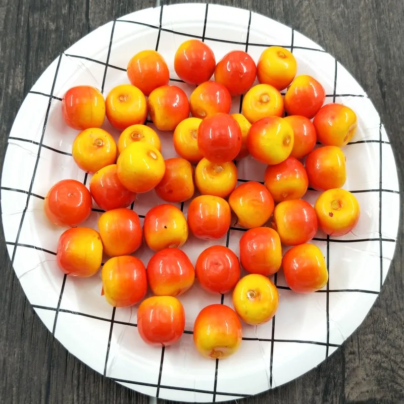 

10 pcs apple 2 cm Home decor Artificial simulation of apple fruit fake wedding party home decoration photo prop