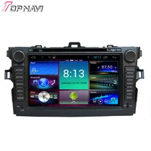 Topnavi 8” Quad Core Android 6.0 Car DVD Multimedia Player for Toyota Corolla 2007 2008 2009 2010 2011 2012 GPS Navigation