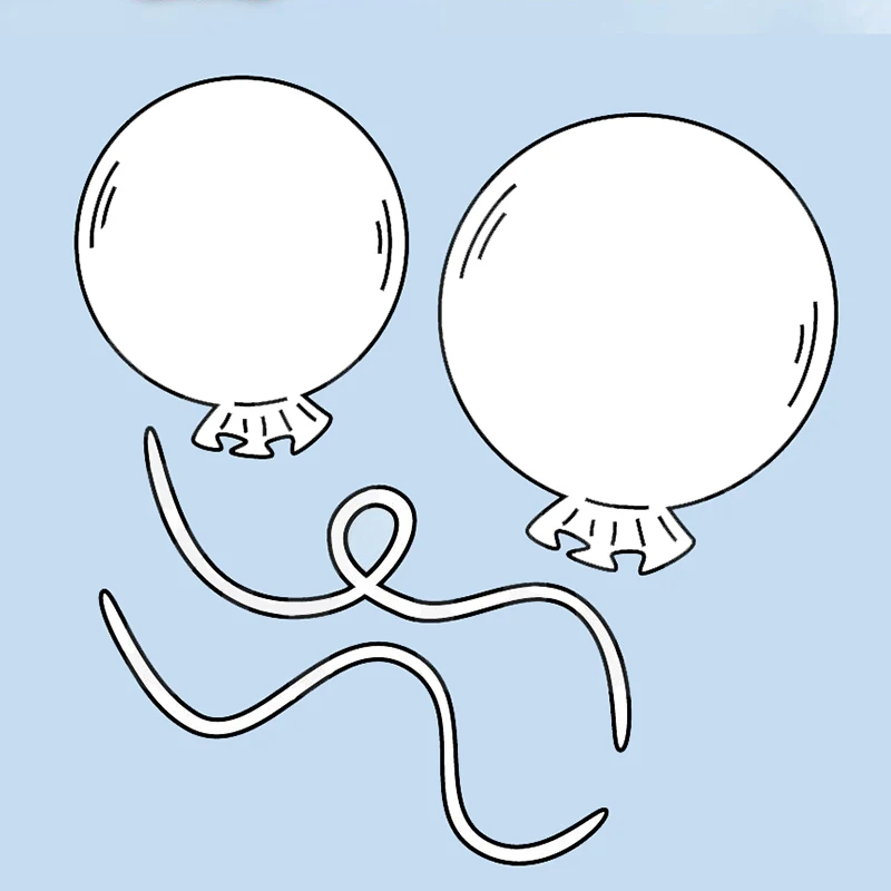 

2019 Holiday Balloon Metal Cutting Dies Stencils New for DIY Scrapbooking Photo Album Decorative Embossing Card Crafts Die Cut