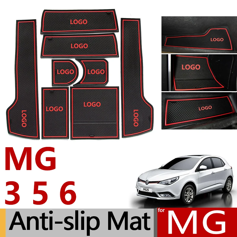 

Anti-Slip Rubber Gate Slot Cup Mat for MG 3 5 6 Accessories Stickers MG3 MG5 MG6 Sedan Hatch 2011 2012 2013 2014 2015 2016 2017