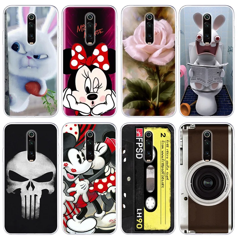 

phone bumper housing For Xiaomi Redmi K20 Pro Case Painted Soft Silicone Phone Back Case Xiaomi Redmi K20 TPU Cartoon case on