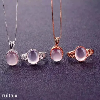 

KJJEAXCMY boutique jewels S925 silver inlay platinum rose gold hibiscus crystal set water drop