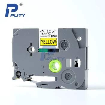 

2-Pack 12mm 1/2" TZ-631 TZe 631 TZe631 Black on Yellow Laminated TZ Label Tape Compatible Brother P-touch Printer Maker for CUBE