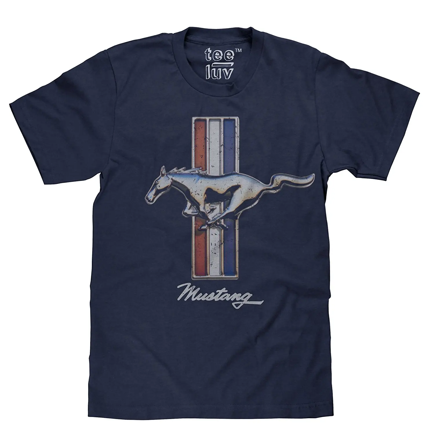 Ford Mustang Logo Licensed T Shirt | Poly Cotton Blend ...