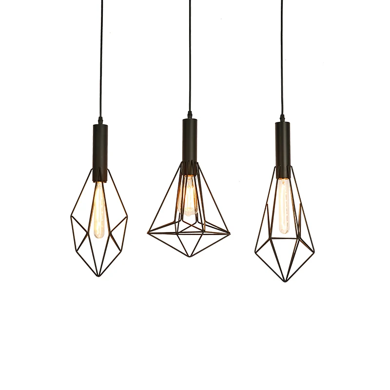 

Vintage Pendant Lights Dinning Room Kitchen Modern Hanging Lamps Loft Creative Industrial Pendant Lamp for Restaurant Coffee Bar