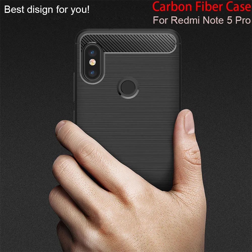 buy Case Xiaomi Mi 8 SE Mi A1 A2 Mi8 Case Slim Soft Silicone Case For Redmi 5A 6A 6 S2 5 Plus Note 5 Pro Brushed Carbon Fiber