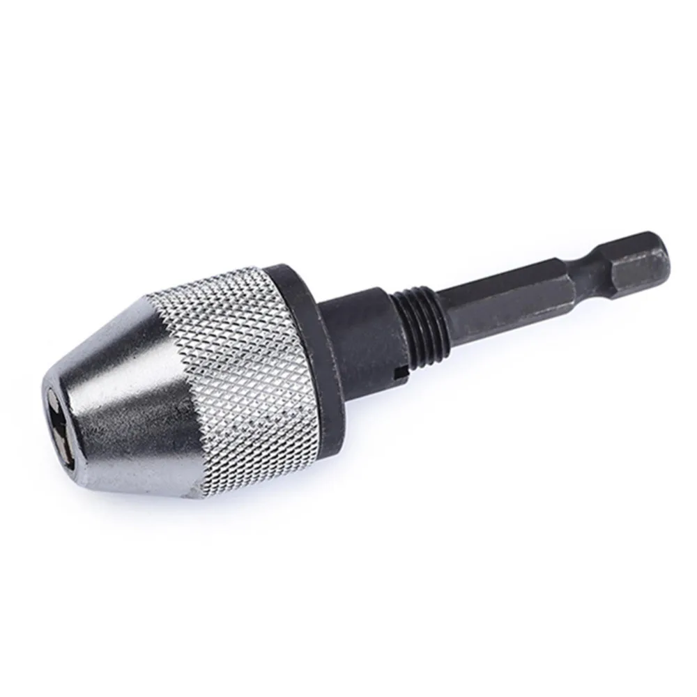 1/4 Inch Keyless Drill Bit Chuck Quick Change Adapter Converter Hex