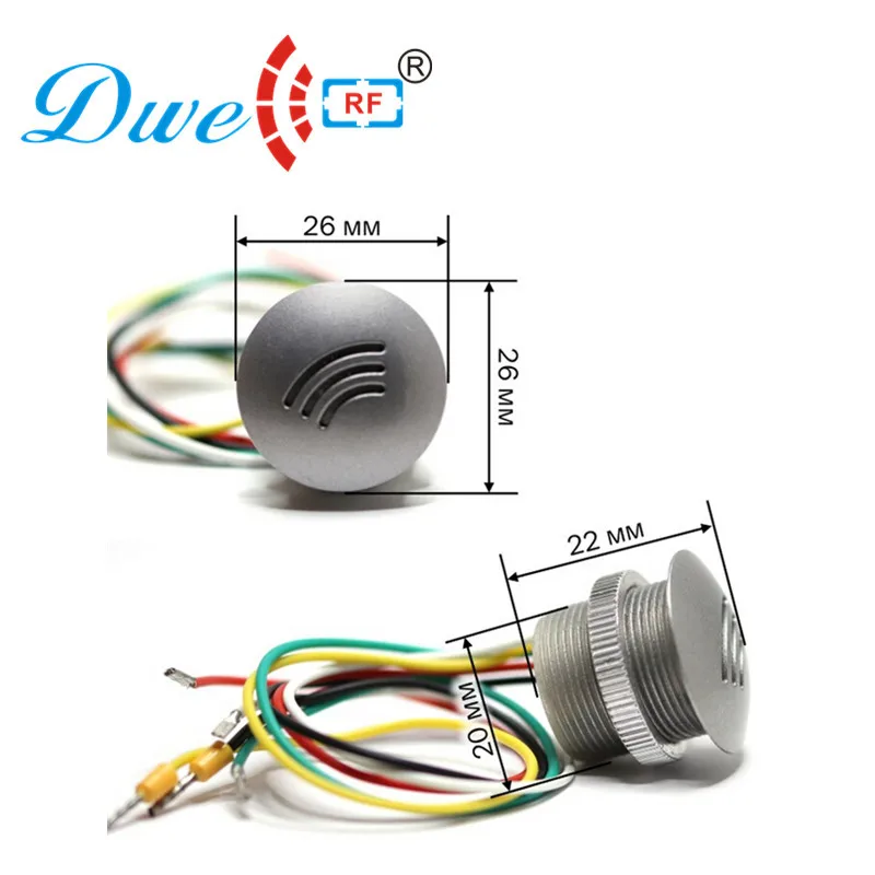 13,56 МГц ISO1443A 12 В mf считыватель wiegand 26 бит карта доступа близость мини rfid считыватель с 10 шт. F08 тегов бесплатно