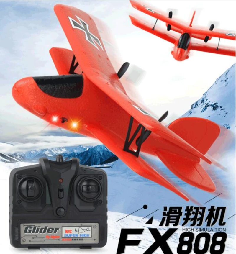 Up 250M FX808 4ch Remote Control rc Glider fighter Stunt air model