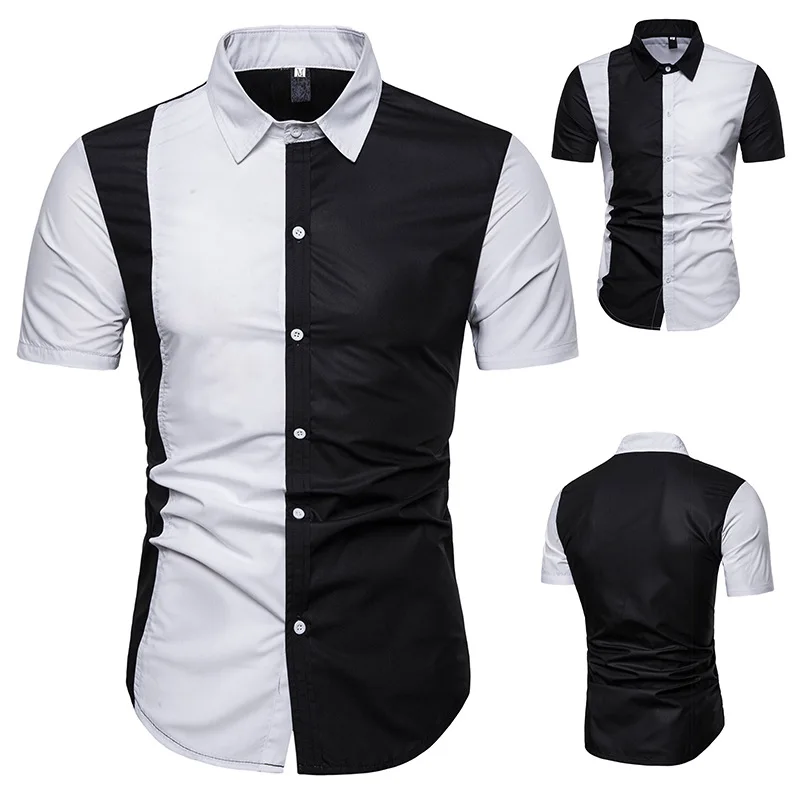 Fashion Design Of Men S Short Sleeved Shirt Large Body Colour Short Sleeved Shirt Large Body Colour