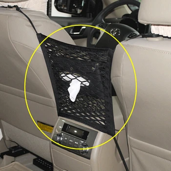 

Car-Styling Trunk Seat Storage Net Pocket Bag For LADA Vesta Granta 1300 Niva Samara Signet Priora Kalina Safarl largus vaz