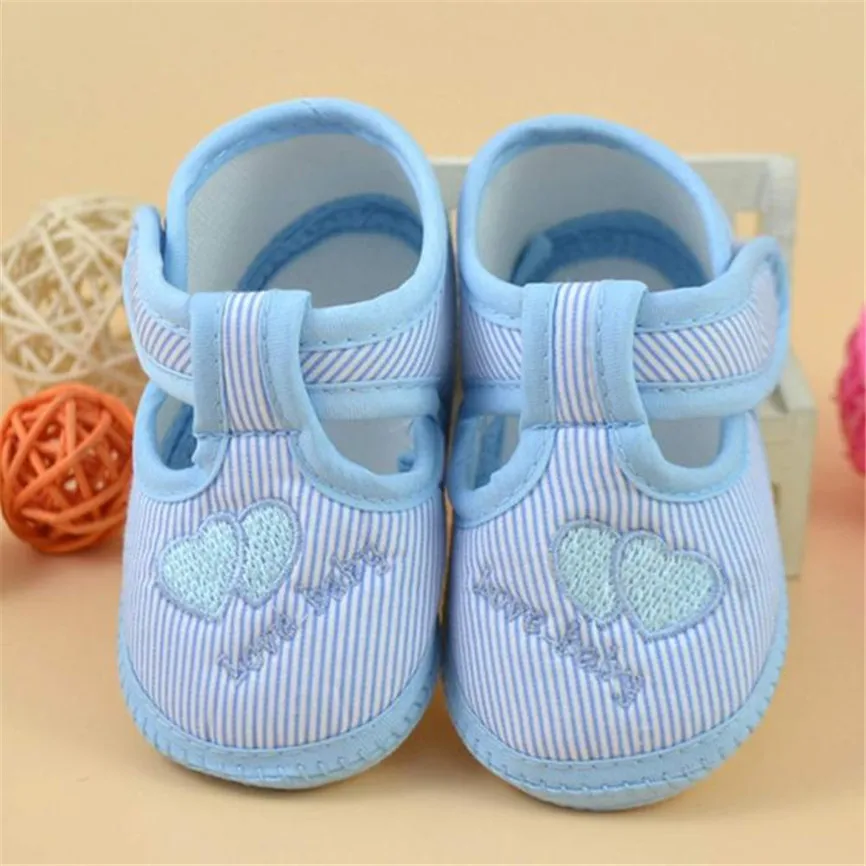 

2018 Baby Shoes Newborn Girl Boy Soft Sole Crib Toddler Shoes Bowknot Hook Canvas Sneaker Shoes For 0~10M Dropshipping 0122