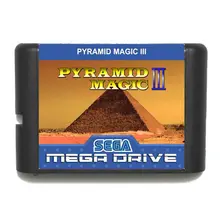 Пирамида Магия 3 MD 16 бит карточная игра для Sega Mega Drive для Genesis