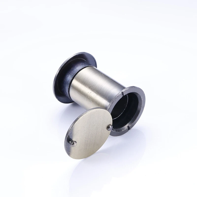 

Newest Zinc Alloy Door Viewer with Privacy Cover Home Security Eye Peephole for 35-55mm Doors