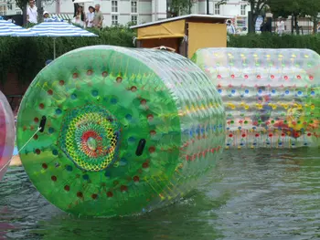 

inflatable water roller/roll inside inflatable ball for sale