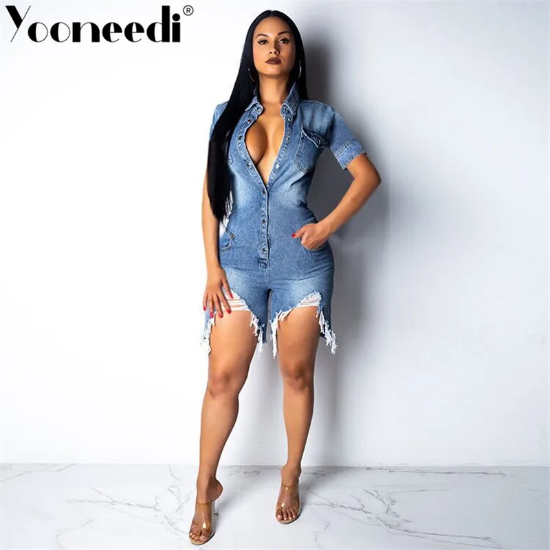 Yooneedi/2019 Новое поступление летних повседневных женских джинсовых костюмов