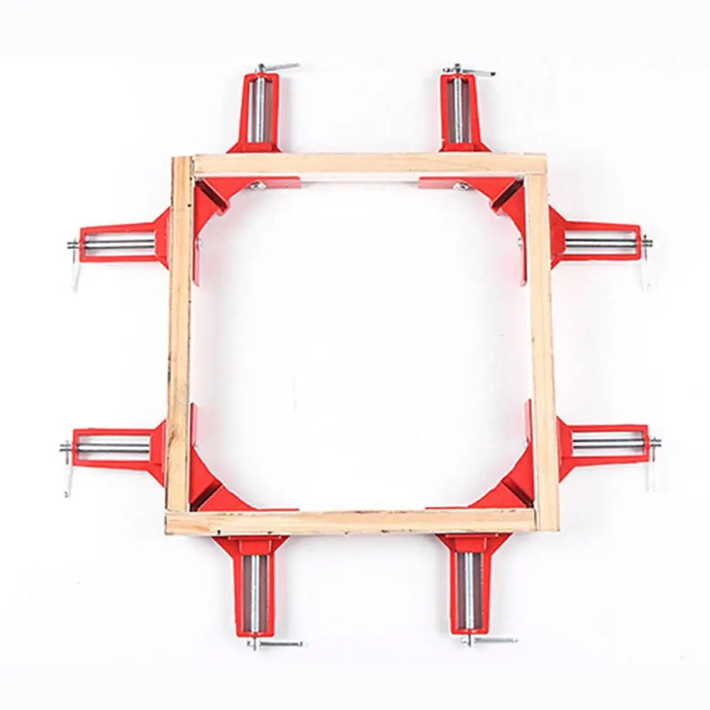 90 Degree Right Angle Clamp DIY Corner Clamps Quick Fixed Glass Wood Picture Frame Woodwork Right Angle