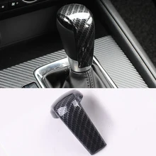 4D Auto in fibra di Carbonio Pomello Del Cambio Testa Ingranaggi Della Copertura Sticker Trim Per Mazda 2 3 6 CX-3 CX-9 CX-5 CX5 CX 5 2017 2018 Accessori