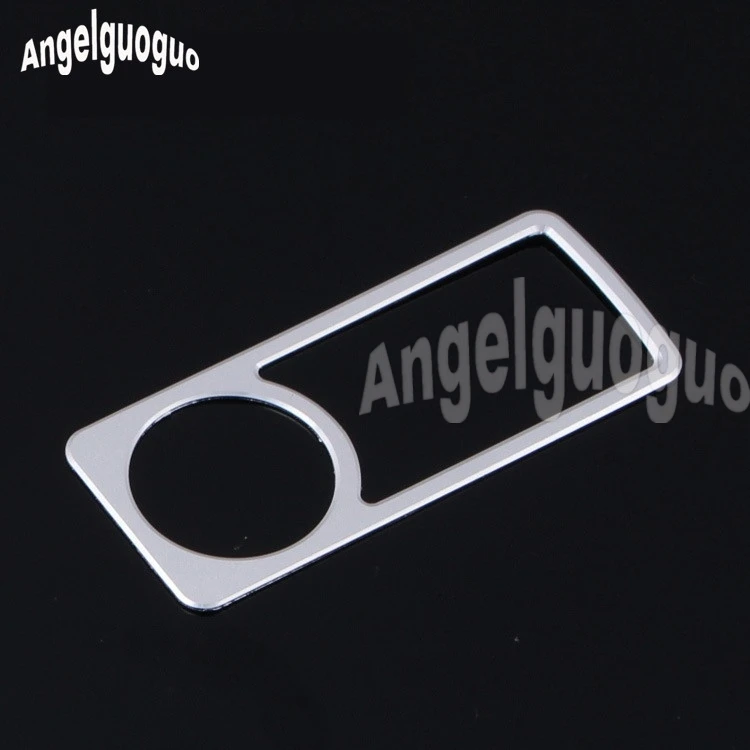 Angelguoguo перчаточный ящик с переключателем наклейки рамка Накладка для подходит для Mercedes Benz- C Класс W205/GLC класс X253 - Название цвета: inner ring silver