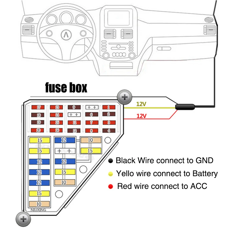 Ainina WiFi Скрытая Автомобильная dvr камера рекордер для BMW/Toyota/Honda/Benz/Ford и т. Д. 24 часа