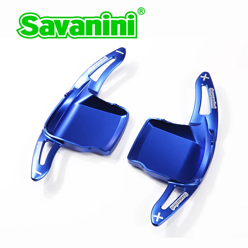 Savanini 2 шт алюминиевые подрулевые лепестки DSG шестерня с зубцами-веслами расширение переключения передач для BMW 6 серии Авто Стайлинг стикер бесплатно