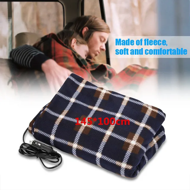 145 100cm Lattice Energy Saving Warm 12v Car Heating Blanket Autumn 145 100cm Lattice Energy Saving Warm 12v Car Heating Blanket Autumn And Winter Electric Accessories Dropshipping